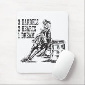 Slaap Racing 3 Vaten 2 Hart 1 Dream Muismat (Met muis)