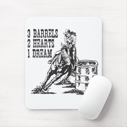 Slaap Racing 3 Vaten 2 Hart 1 Dream Muismat (Met muis)