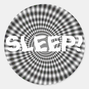 SLAAP! RONDE STICKER