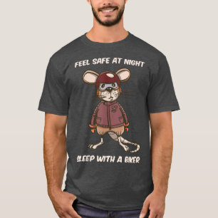 Slaap 's nachts op met een bikermuis t-shirt