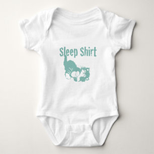 Slaap Shirt in Groen