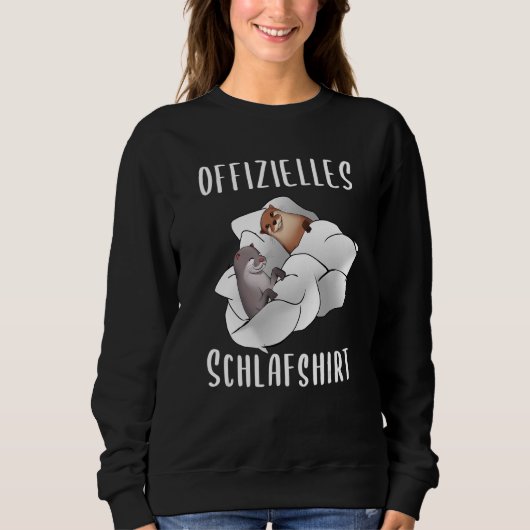 Slaap Shirt met twee Zee Otter Pajamas Sleep (Voorkant)