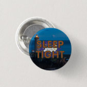 Slaap Slogan Dames T-Shirts Ronde Button 3,2 Cm (Voorkant /achterkant)