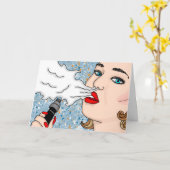 Slaap-, spel-, band- en etendagskappen kaart (Gele Bloem)