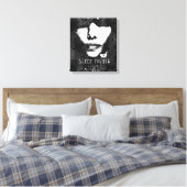 Slaap strak mentaal gezondheidsbewustzijn canvas k afdruk (Insitu (Slaapkamer))