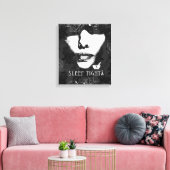 Slaap strak mentaal gezondheidsbewustzijn canvas k afdruk (Insitu (Woonkamer))