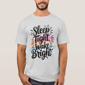 Slaap strak, Wake Bright - Waterverf Dromerig T-shirt (Voorkant)
