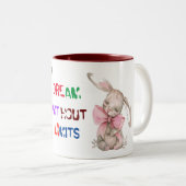 Slaap strakke Two-Tone koffie mok (Voorkant rechts)