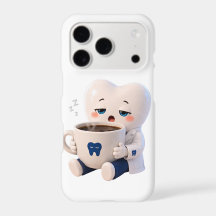 Slaap Tanden Tandarts Koffie Mooie Hoesje voor Tel