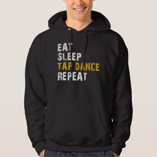 slaap-tapdansherhaling hoodie (Voorkant)