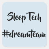 Slaap Tech #dreamteam Stickers (Voorkant)