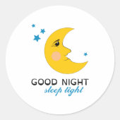 Slaap Tight Ronde Sticker (Voorkant)