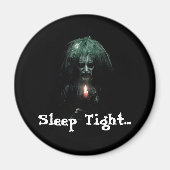 Slaap Tight. Scary Old Lady Magneet (Voorkant)