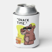 SLAAP TIJD!- DIER-GRAPPIG- KOFFIE-KOEKJES BLIKJESKOELER (Blikje Voorkant)