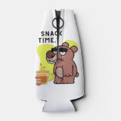 SLAAP TIJD!- DIER-GRAPPIG- KOFFIE-KOEKJES FLESJESKOELER (Achterkant)