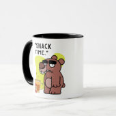 SLAAP TIJD!- DIER-GRAPPIG- KOFFIE-KOEKJES MOK (Voorkant links)