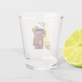 SLAAP TIJD!- DIER-GRAPPIG- KOFFIE-KOEKJES SHOT GLAS (Achterkant)