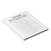 Slaap Tracker Notitieblok (Schuin)
