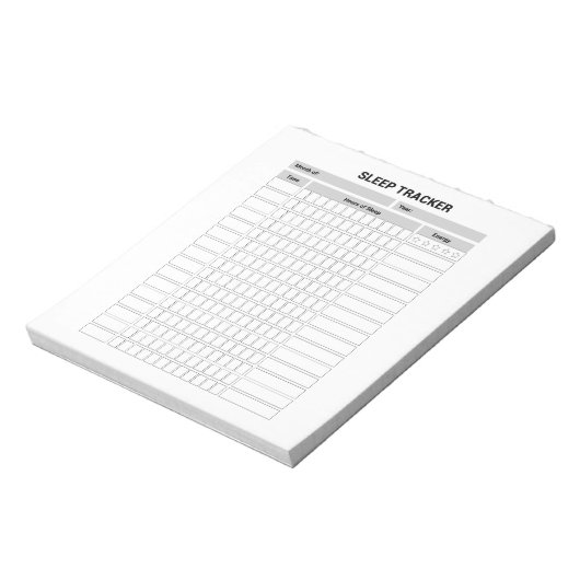 Slaap Tracker Notitieblok (Linkerzijde)