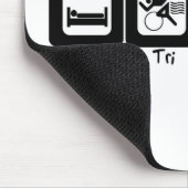 Slaap TrI eet herhaling Muismat (Hoek)