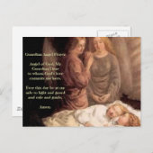 Slaap - Twee beschermengels en kinderen Briefkaart (Voorkant / Achterkant)