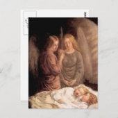 Slaap - Twee beschermengels en kinderen Briefkaart (Voorkant / Achterkant)