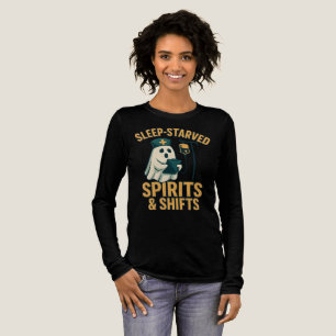 Slaap-uitgehongerde geesten en verschuivingen verp Tri-Blend shirt
