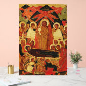Slaap van de Moeder Gods orthodoxe icoon  Acryl Bord (Huwelijk)