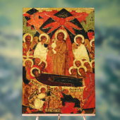 Slaap van de Moeder Gods orthodoxe icoon  Acryl Bord (Neutraal)