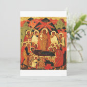Slaap van de Moeder Gods orthodoxe icoon Kaart (Staand voorkant)