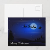 Slaap van de prettige kerstman briefkaart (Voorkant / Achterkant)