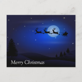 Slaap van de prettige kerstman briefkaart