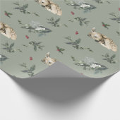 Slaap van Sage van Slaap- en winterFlora Cadeaupapier (Hoek)