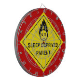 Slaapafhankelijke ouder dartbord (Voorkant Links)