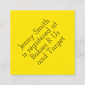 Slaapafhankelijke ouder informatiekaartje (Achterkant)