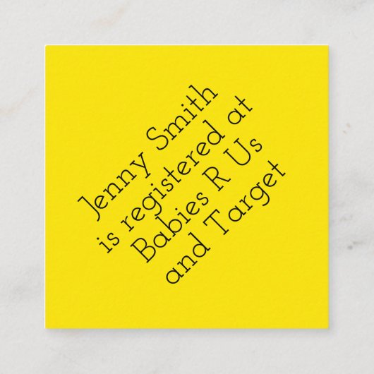 Slaapafhankelijke ouder informatiekaartje (Achterkant)