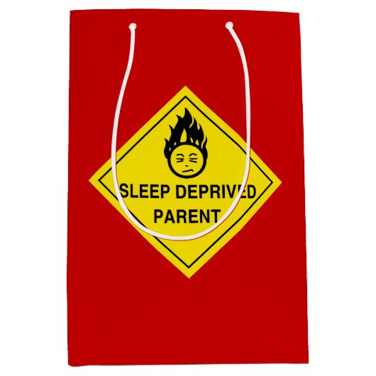 Slaapafhankelijke ouder medium cadeauzakje (Voorkant)