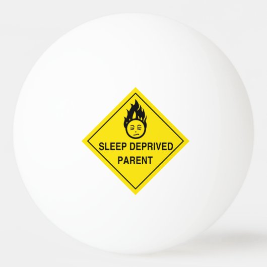 Slaapafhankelijke ouder pingpongbal (Voorkant)