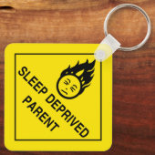 Slaapafhankelijke ouder sleutelhanger (Achterkant)