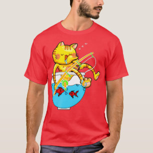 Slaapbak Aquarium Fish Bowl Vissen Pole Pet L T-shirt