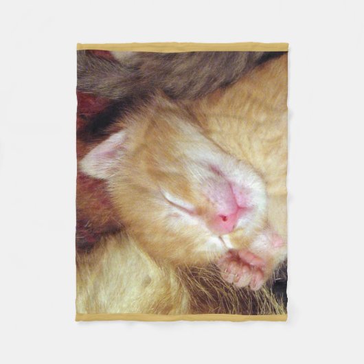 Slaapbakje Fleece Deken (Voorkant)