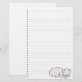 Slaapbakkerij met Kat Briefpapier (Voorkant / Achterkant)