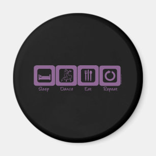 Slaapbalroom Eat Herhaal Magneet