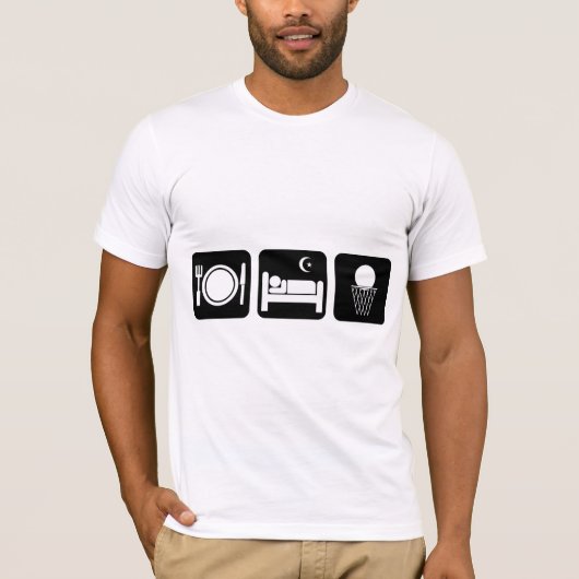 slaapbasketbal t-shirt (Voorkant)