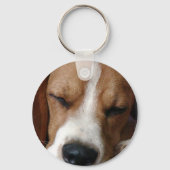 Slaapbeagle Sleutelhanger (Voorkant)