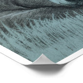 Slaapbeer en muisprint poster (Hoek)