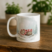 Slaapbeer Mok Cozy Waterverf Kerstcadeau