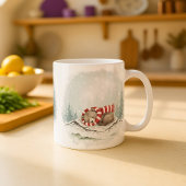 Slaapbeer Mok Cozy Waterverf Kerstcadeau