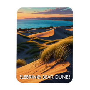 Slaapbeerduinen Michigan Reizen Magneet