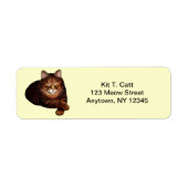 "Slaapbruin"-etiket op tablet Etiket (Voorkant)